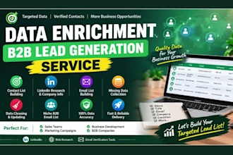 do data enrichment and b2b lead generation