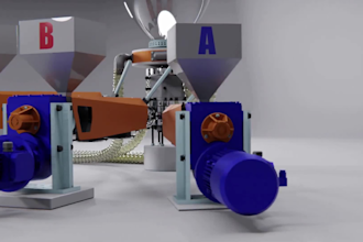 create 3d industrial animation, engineering animation, heavy machinery animation