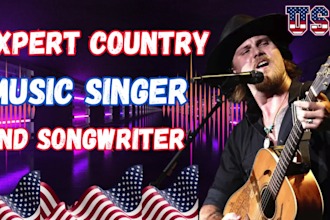 create emotional country music song pop songwriter and country music producer