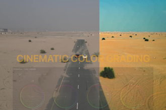 do color grading and color corrections as colorist in davinci resolve