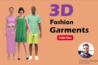 do 3d garments, clothing, and apparel design