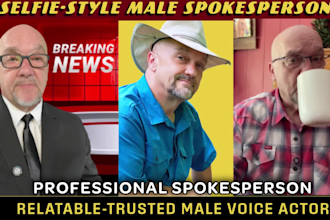 record selfie style ugc product male spokesperson videos