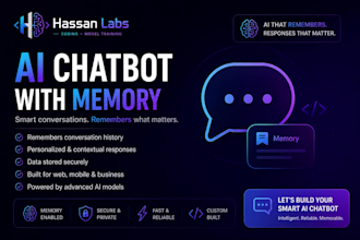 build a smart ai chatbot with memory using python