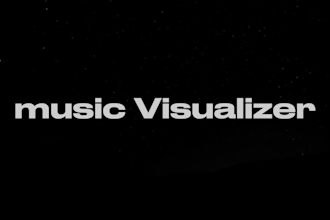 create modarn audio visualizer or spectrum