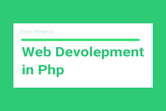 develop website, php, laravel, mysql, api