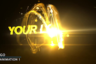 create 3d logo animation intro video or 3d animated intro video