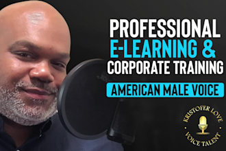 perform american elearning and corporate training voiceovers