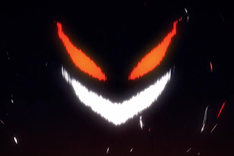 create a fire halloween logo animation intro