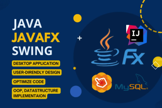 build java application and gui projects in javafx and swing
