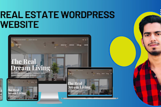 create real estate investor website in wordpress