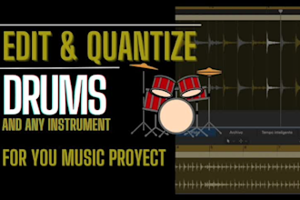 edit and quantize your audio tracks, drum or sessions