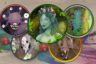 draw roll20, dnd, foundry, fantasy grounds, tokens for you