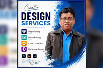 logo design product colour change, photo editing