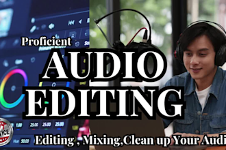 edit,fix,repair,noise reduction,podcast,clean your audio