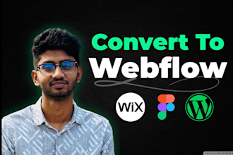 build your webflow website and convert figma to webflow