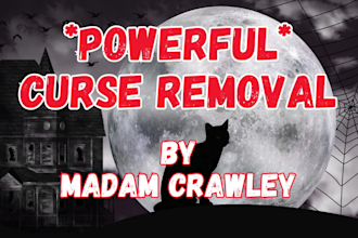 remove curses, hexes, black magic spells, voodoo, evil spirits, negative energy