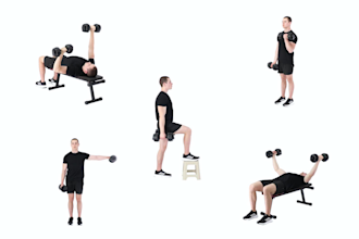 give you 50 dumbbell exercise fitness videos