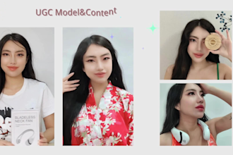 be ugc tiktok model content creator in english japanese chinese