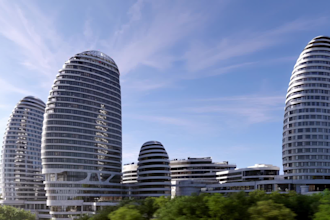 create high 3d exterior animation and visualization
