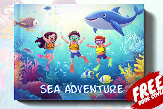 create children story book illustration and cover art