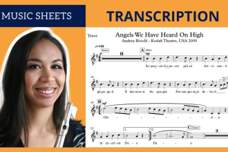 transcribe music into sheet