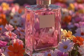 create cinematic 3d perfume bottle animation, luxury product video,