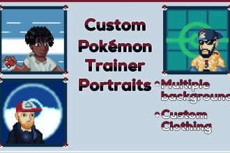 make pixel art pokemon trainer avatars and pokemon sprites