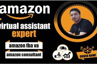 be your amazon virtual assistant expert for amazon fba va consultant