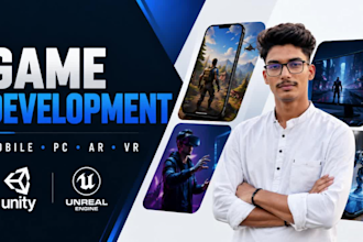 develop unity unreal ar VR game