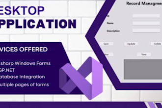 do c sharp desktop application using asp net windows forms