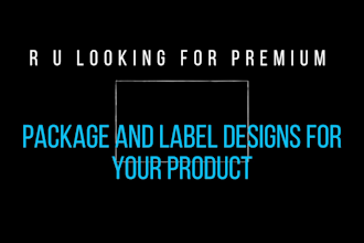 design an exclusive labels for  skin care products