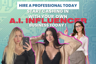 make you a custom ai influencer business