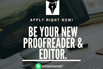 professionally proofread edit and rewrite your writing