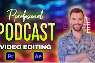 deliver video podcast editing for your zoom recording, meeting, or interview