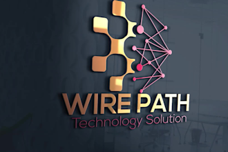 design a unique cyber security and technology logo for you