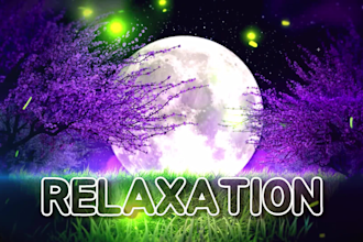 provide exclusive relaxing music videos creation service