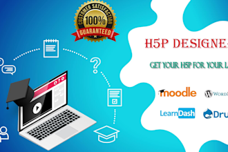 develop attractive h5p for your moodle course