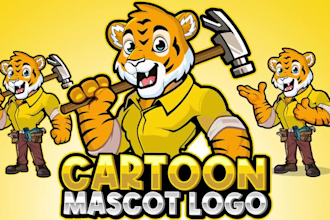 design caricature mascot logo cartoon character cartoon portrait log character
