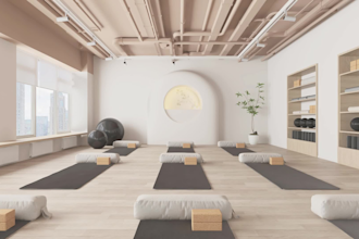 render design gym, yoga, welness studio, fitness interior