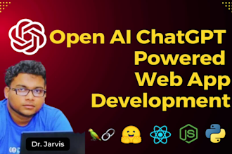 develop ai chatgpt mobile app or website ai saas app ai chatbot ai software