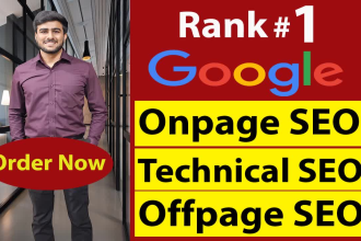 do website SEO optimization onpage technical wordpress shopify webflow wix