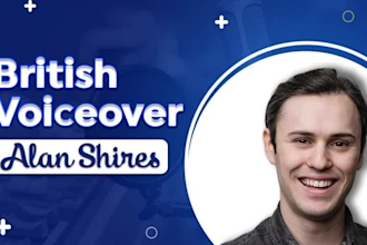 record an authentic natural male british northern voice over