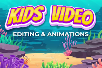 edit kids videos and create animations