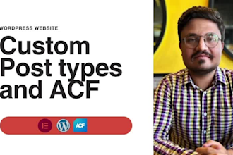implement custom post types and acf fields in wordpress
