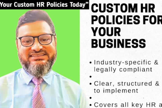 create HR policies and employee handbook for your company