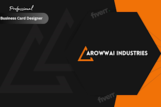 do professional business card design, visiting card design