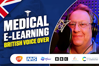 voice over medical or pharmaceutical elearning narration UK