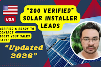 provide verified solar leads USA