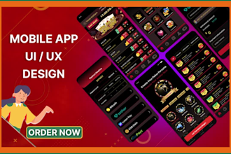 do mobile app ui design, figma app design, ui ux