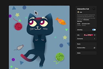 create interactive rive animation json lottie animation for website and apps